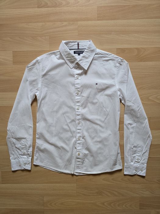 Biała koszula chłopięca Tommy Hilfiger rozm. 152