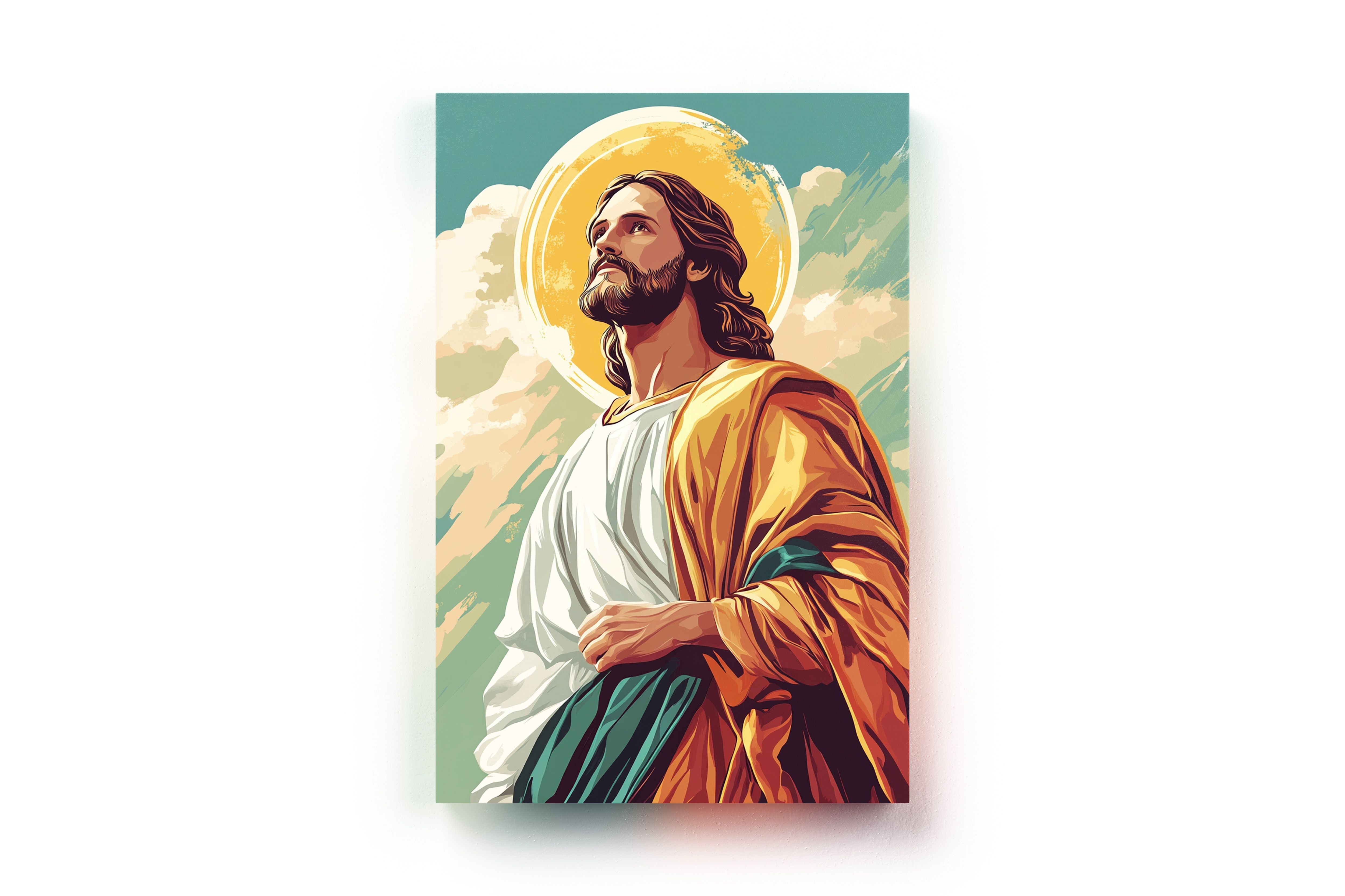 Obraz na płótnie Jezus Chrystus 70x100 prezent dla dzieci i młodzieży