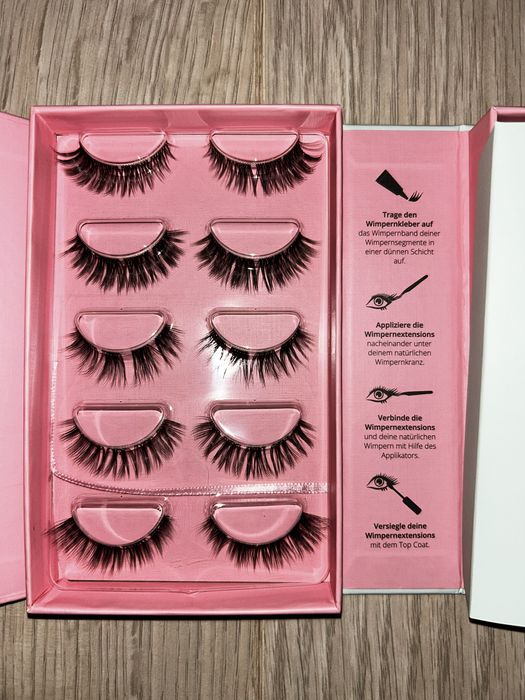 Пучкові накладні вії з повним набором