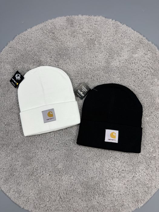 Шапки Carhartt Кархарт чоловічі жіночі пкрилові подвійні