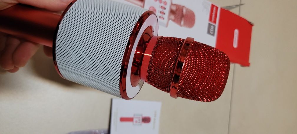 MIKROFON Głośnik  bezprzewodowy BONAOK Bluetooth KARAOKE