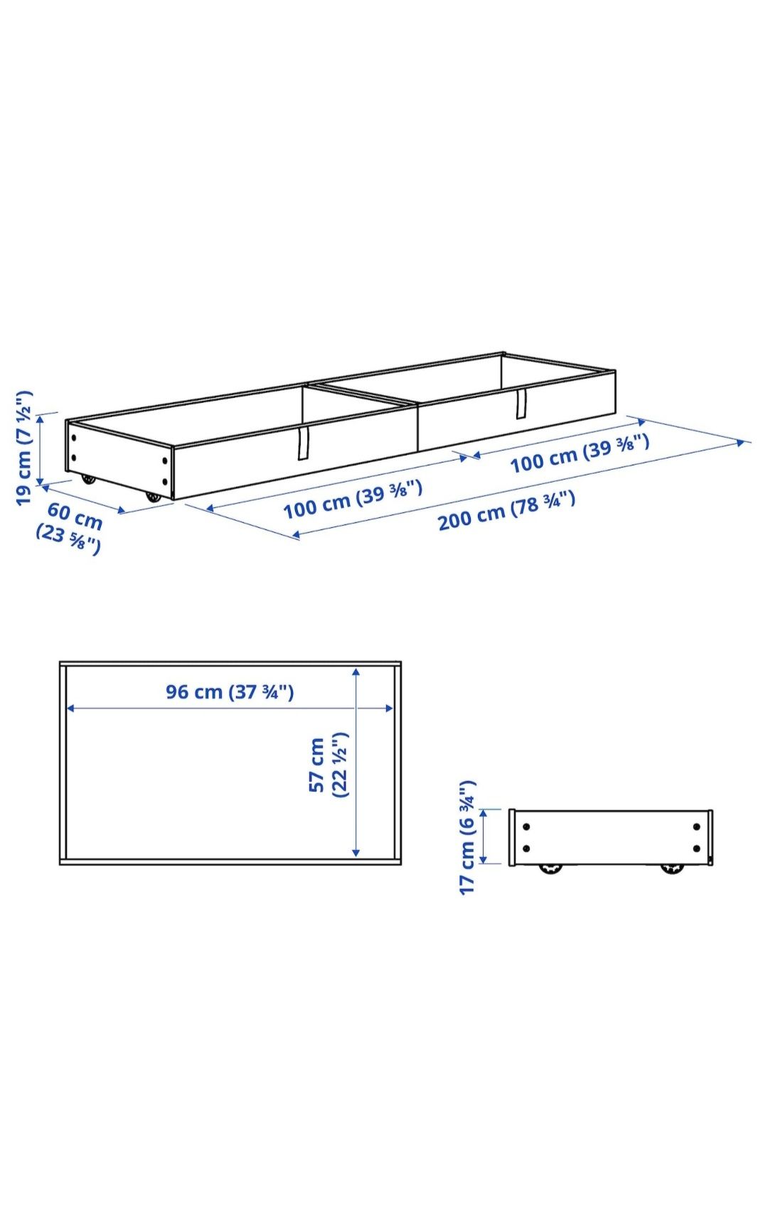 Szuflady Ikea Gladstad