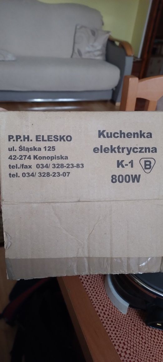 Kuchenka elektryczna Płyta grzewcza nowa Energia Elesko z kablem kabel