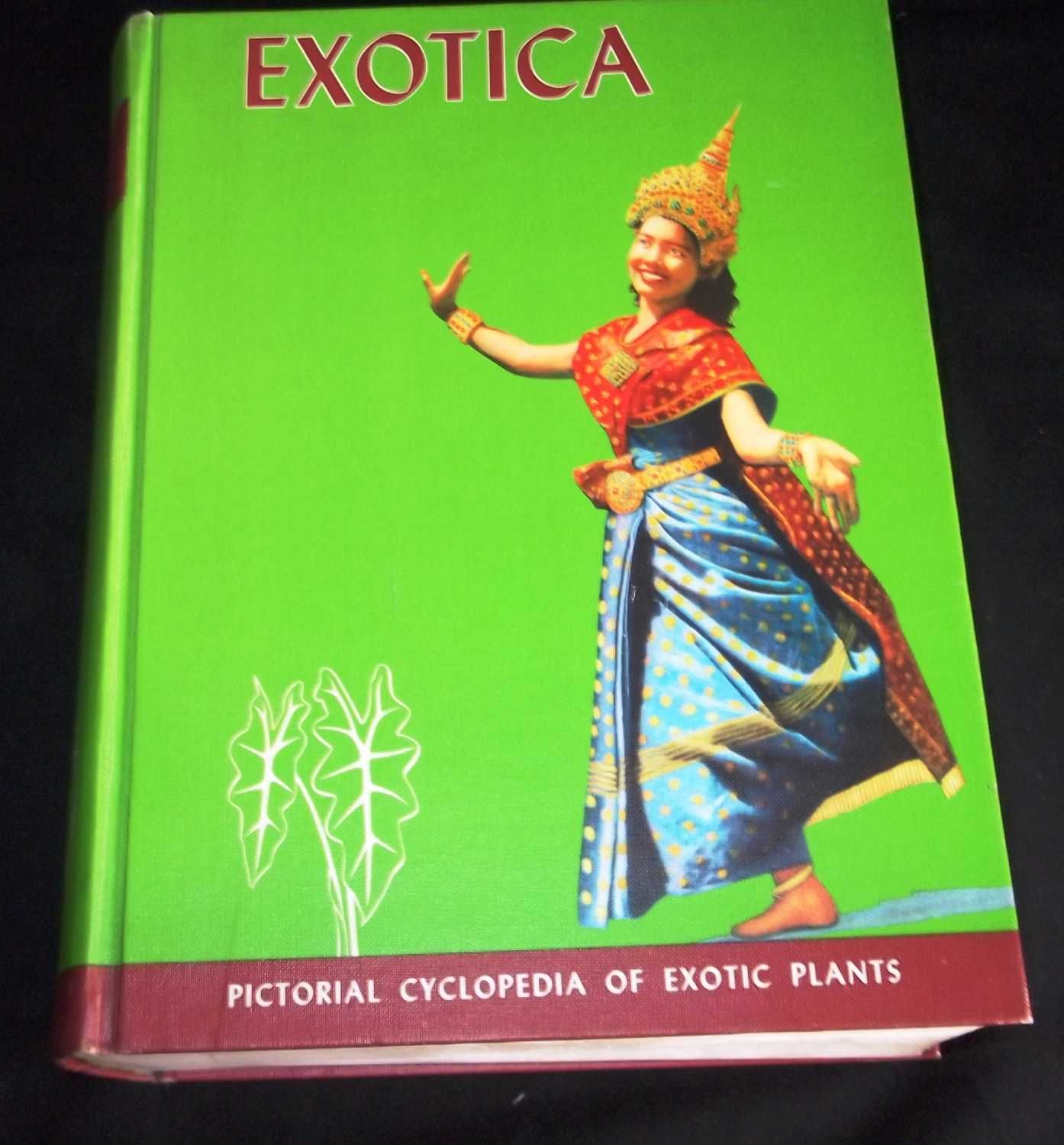 Livro Exotica pictorial cyclopedia edição centenário botânica Plantas