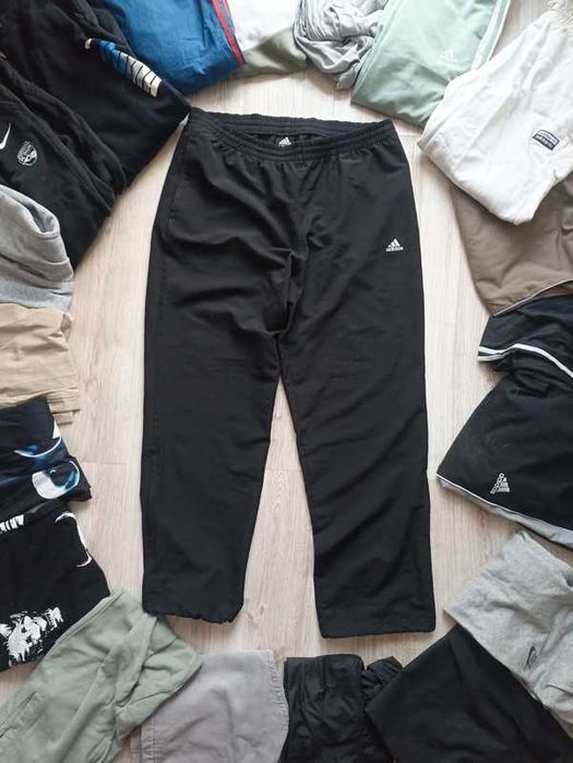 czarne basic meskie spodnie adidas swag 90s modne