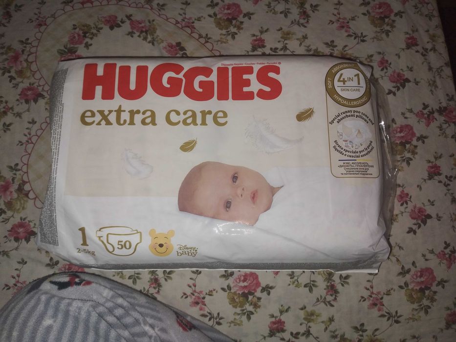Памперс Huggies единичка 50 штук