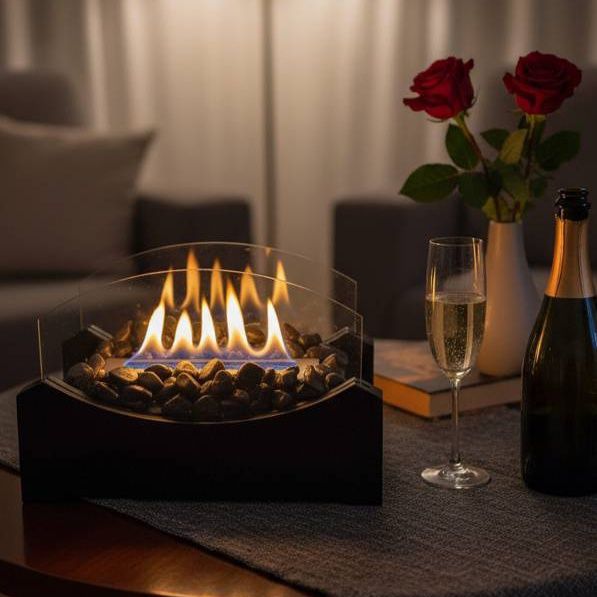 Біокамін настільний (новий) є живе відео