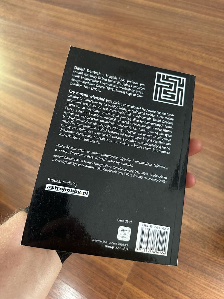Struktura rzeczywistości Deutsch