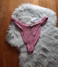 Różowy dół strój kąpielowy bikini dolne XL 42