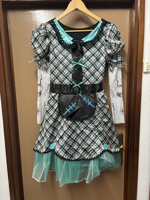 Disfarce menina Dark Doll 12/14 anos Novo