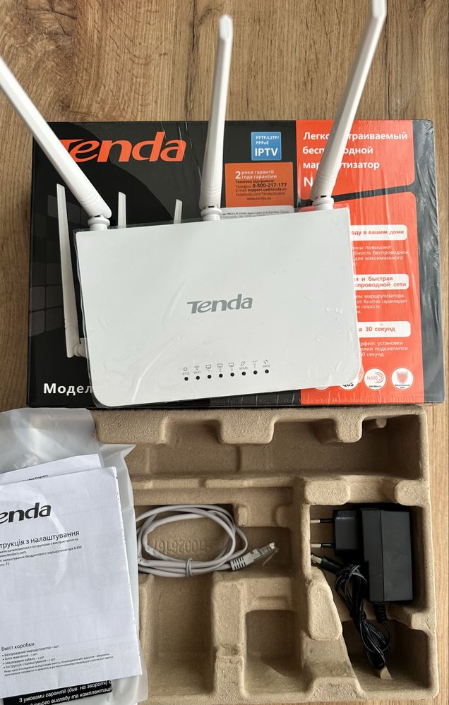 Tenda F3   Wi-Fi маршрутизатор (роутер)
