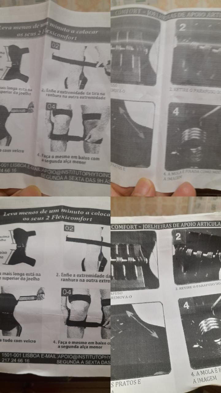 Joelheiras de apoio articular