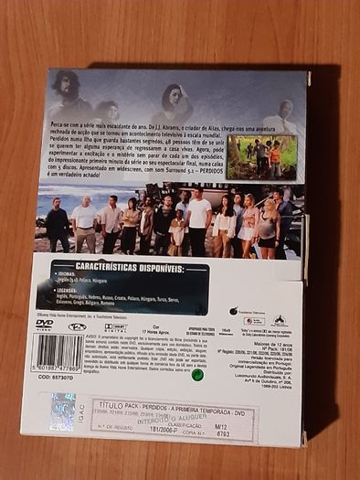 DVD's Série "Perdidos" Temporada 1