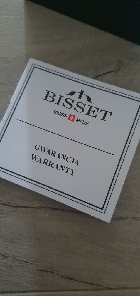 Zegarek bisset bsce61 zloty meski unisex