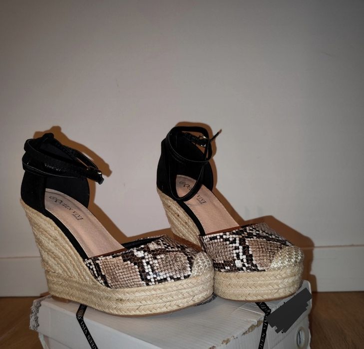 Espadryle na koturnie