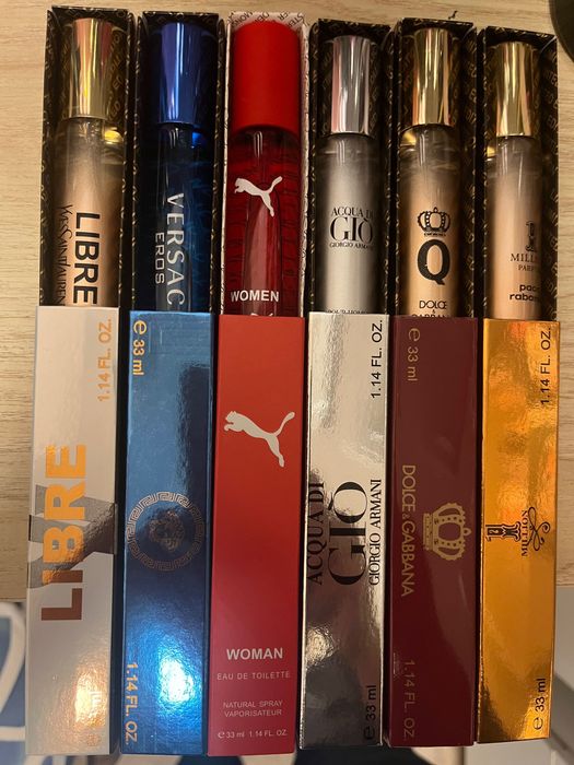 10+11 sztuka gratis Perfumy kolorowe damskie męskie 33ml