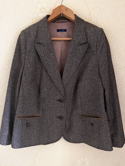 Піджак вовняний оверсайз розмір 48