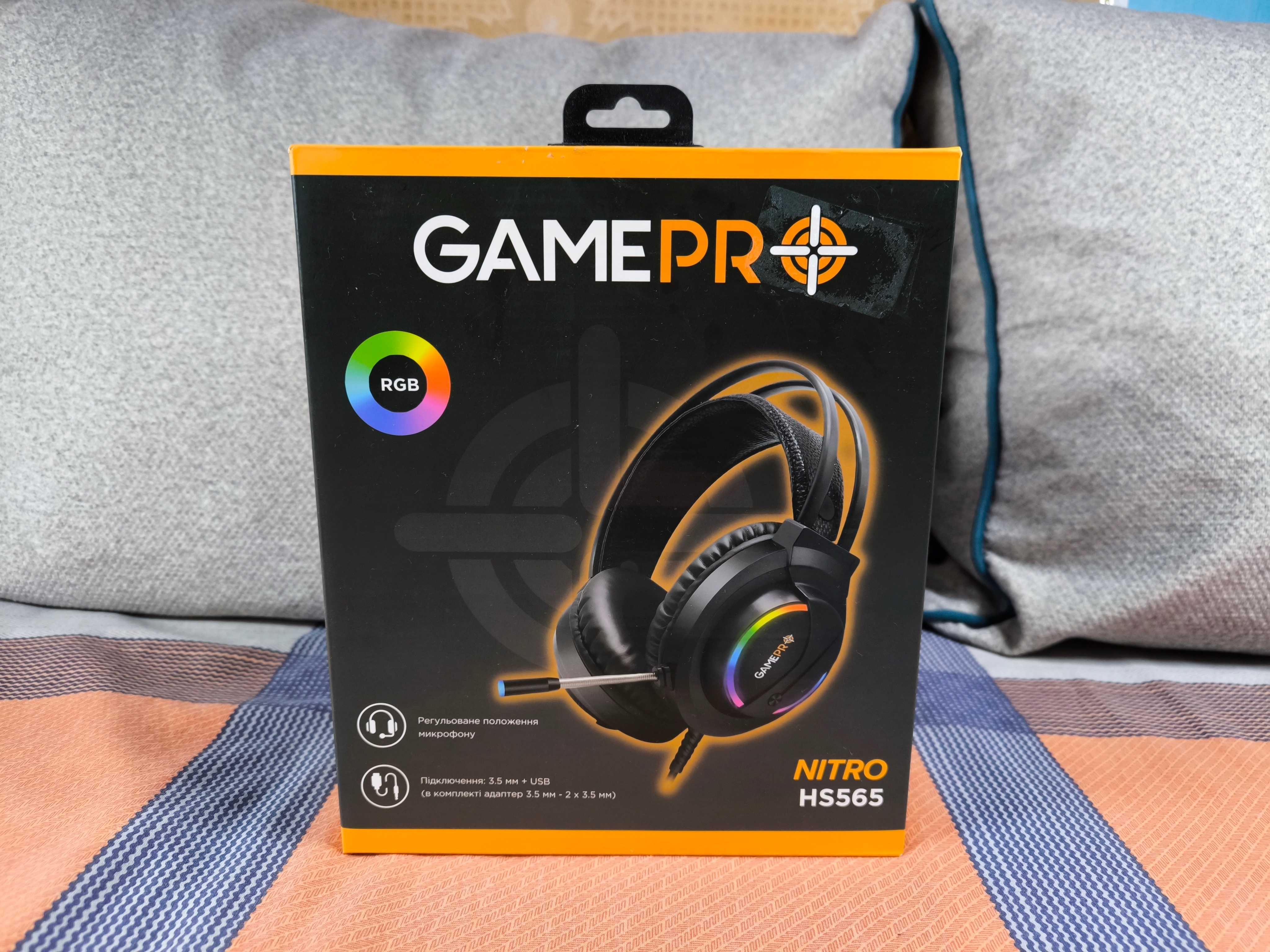 Навушники, Ігрова гарнітура GamePro Nitro HS565