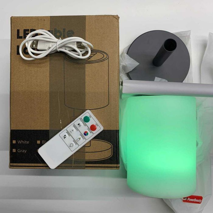 Сонячна настільна лампа для вулиці, 2-в-1  RGB,  водонепроникна IP44