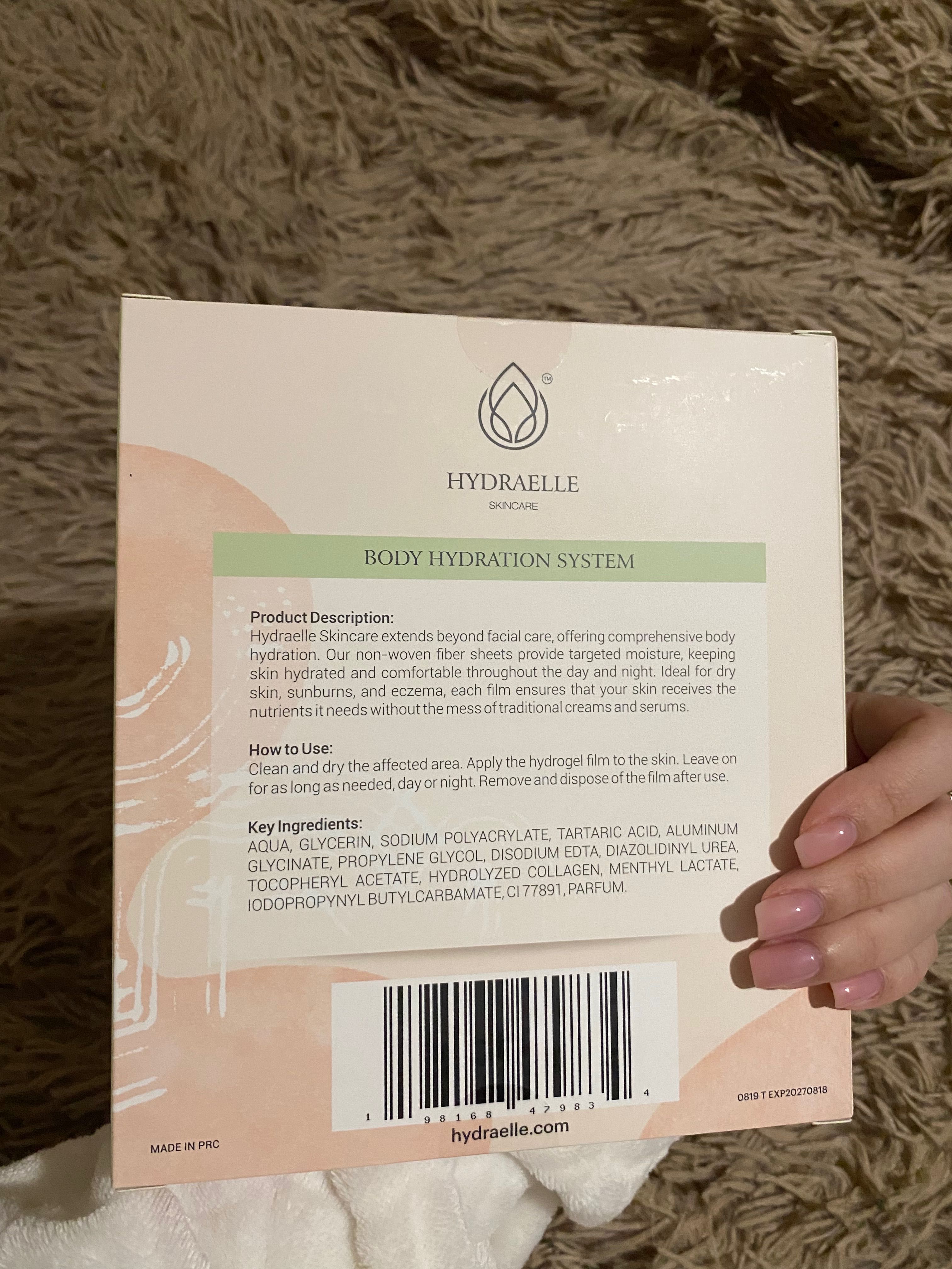 Гоління без подразнення! Зволожуючі смужки після гоління Hydraelle