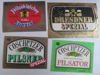 Czasy PRL Etykiety piwa z NRD DDR Radeberger