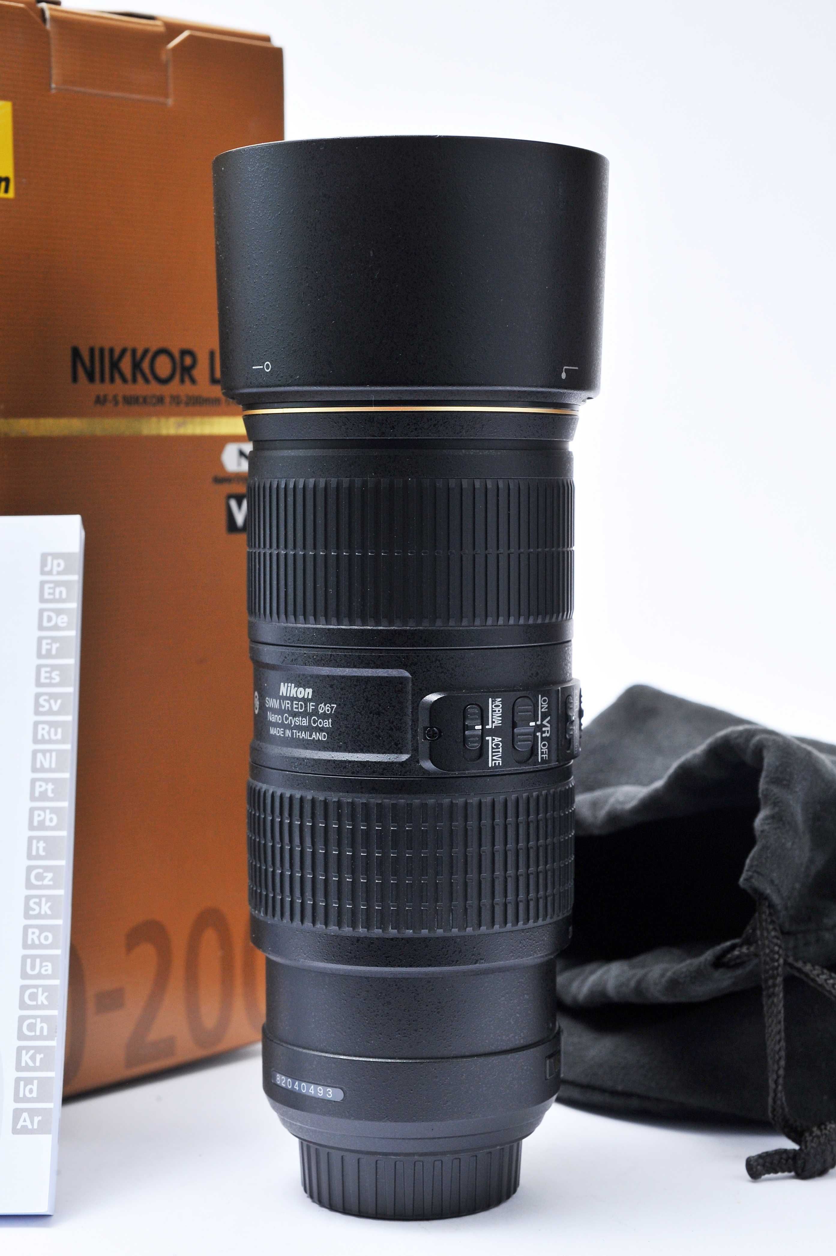 Nikon AFS  70-200mm f4 VR