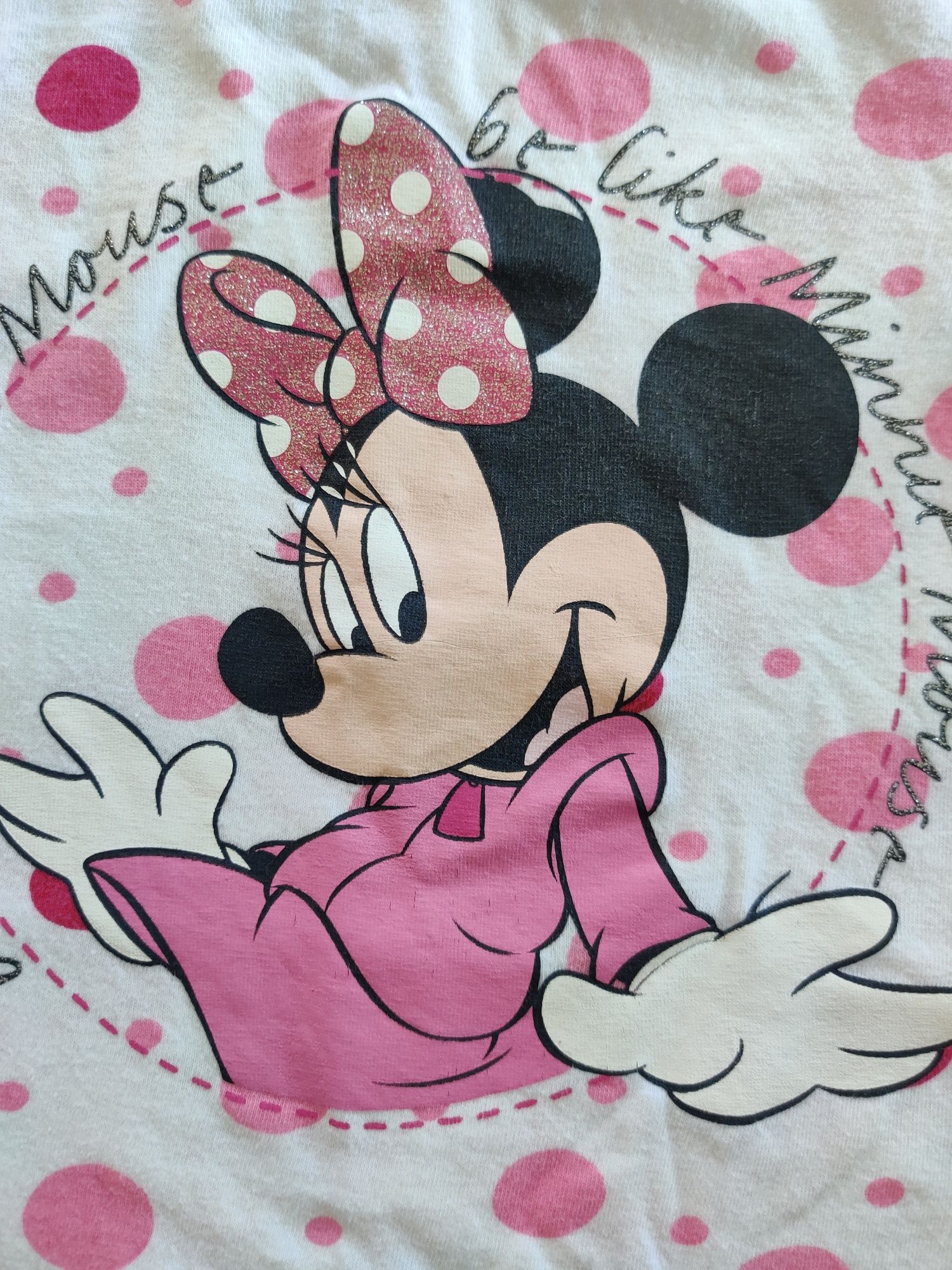 Bluzka z długim rękawem Minnie rozmiar 98