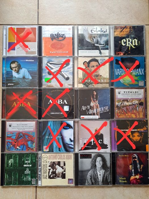 Oryginalne płyty CD, Abba, Amy Winehouse, Perfect, Możdżer i Jopek itp