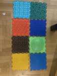 Puzzle sensoryczne/ortopedyczne 8szt duze