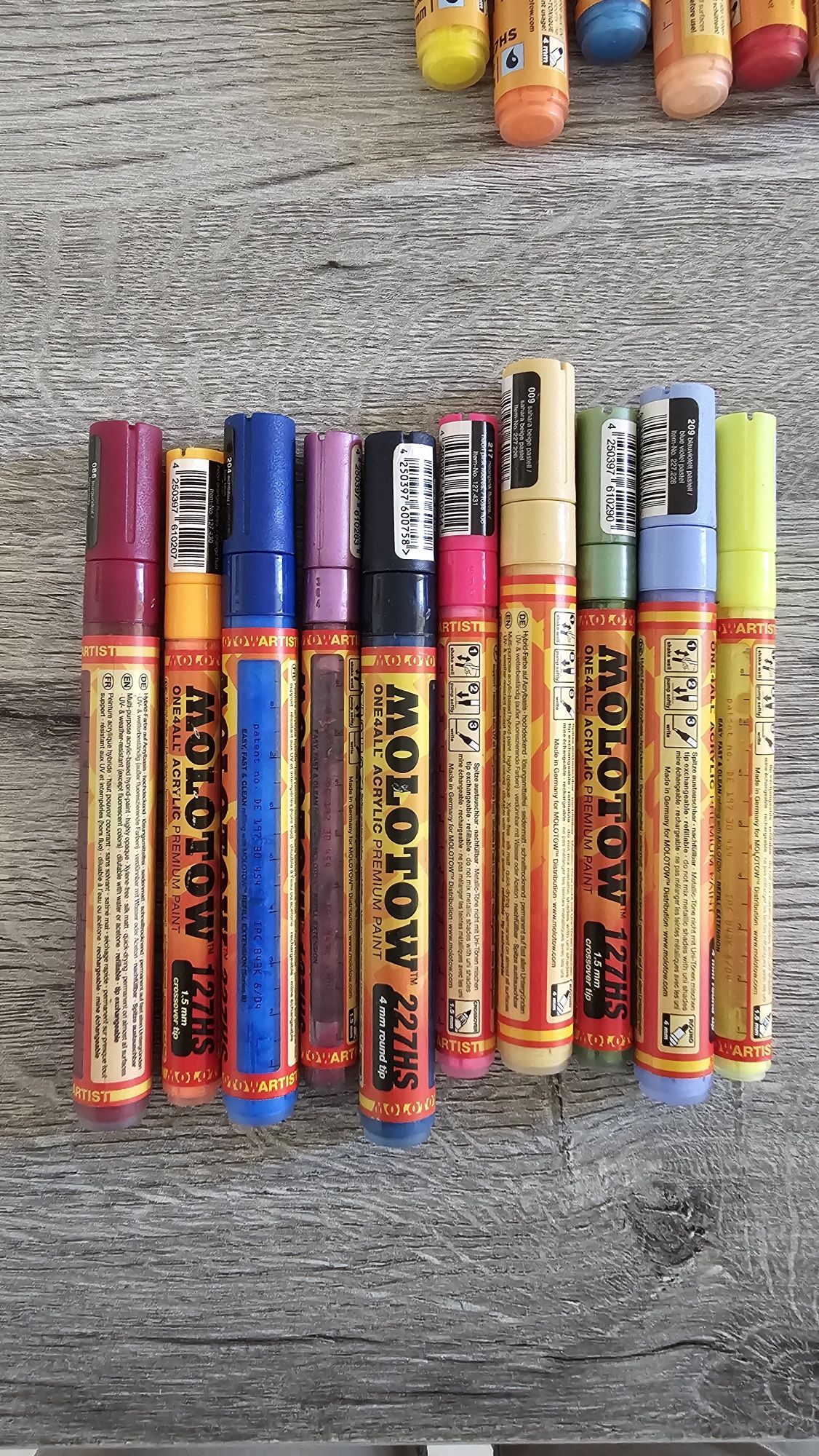 Pack de canetas molotow