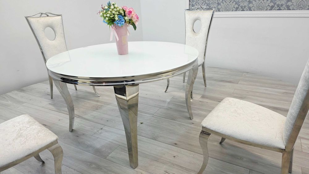 Jadalnia Stół Ludwik + 4 krzesła Viktoria