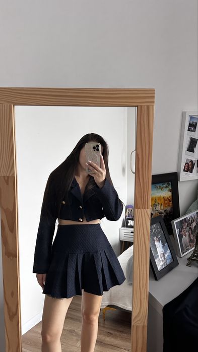 Твідовий костюм спідниця /жакет