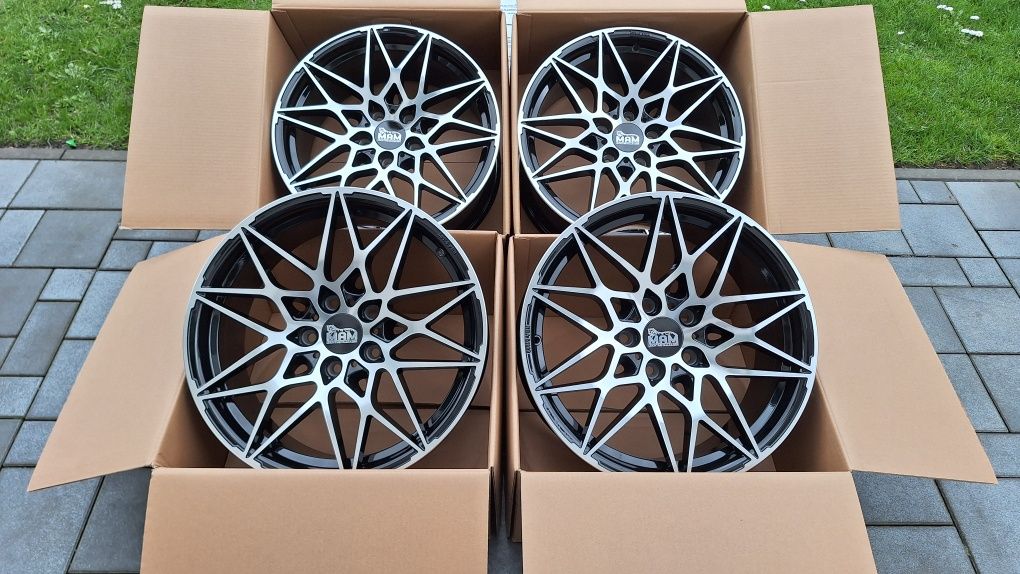 Nowe Alufelgi 5x120 R18 Bmw Seria 1 2 3 4 5 E46 E90 F30 F25 E60 F10 X3