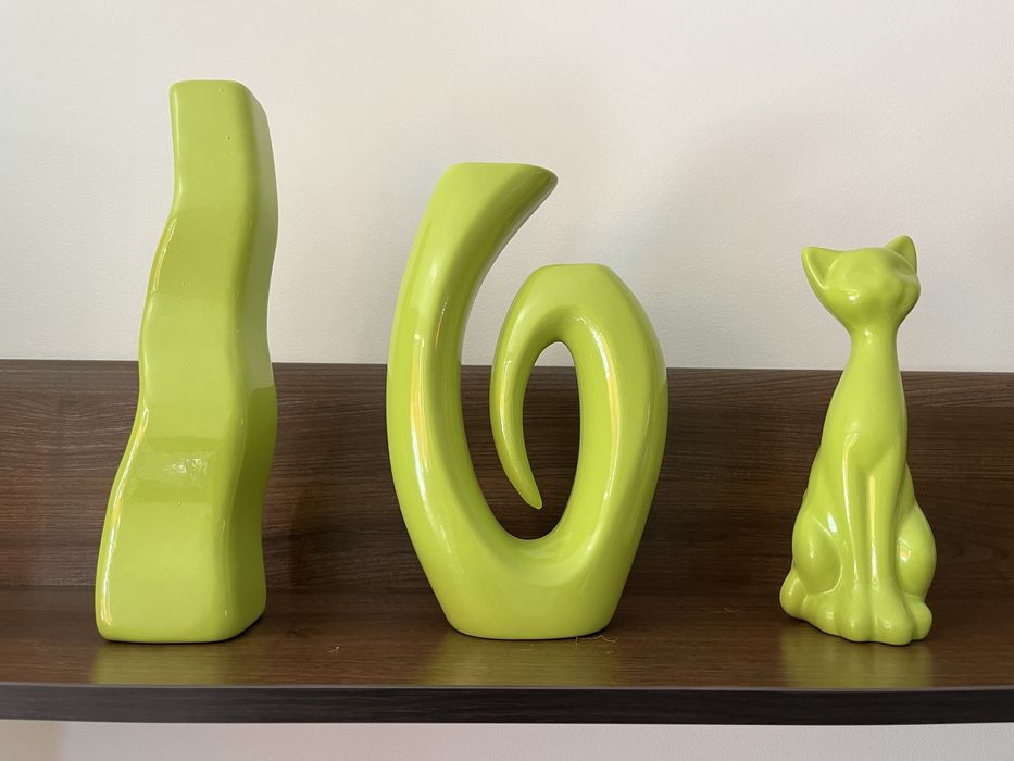 Zielone Ozdoby Ceramiczne