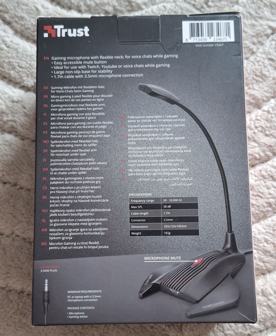 Mikrofon Trust GXT 239 NEPA