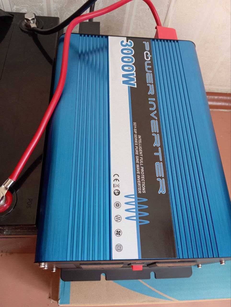 Инвертор 24-12/220v 3000W ЧИСТЫЙ СИНУС БОЛЬШОЙ Преобразователь