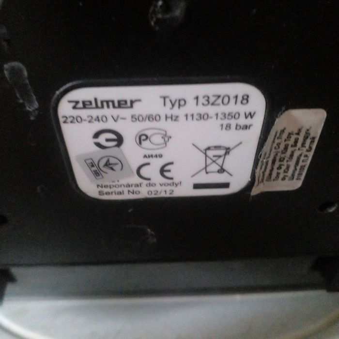 Кофемашина ZELMER Torrido 13Z018