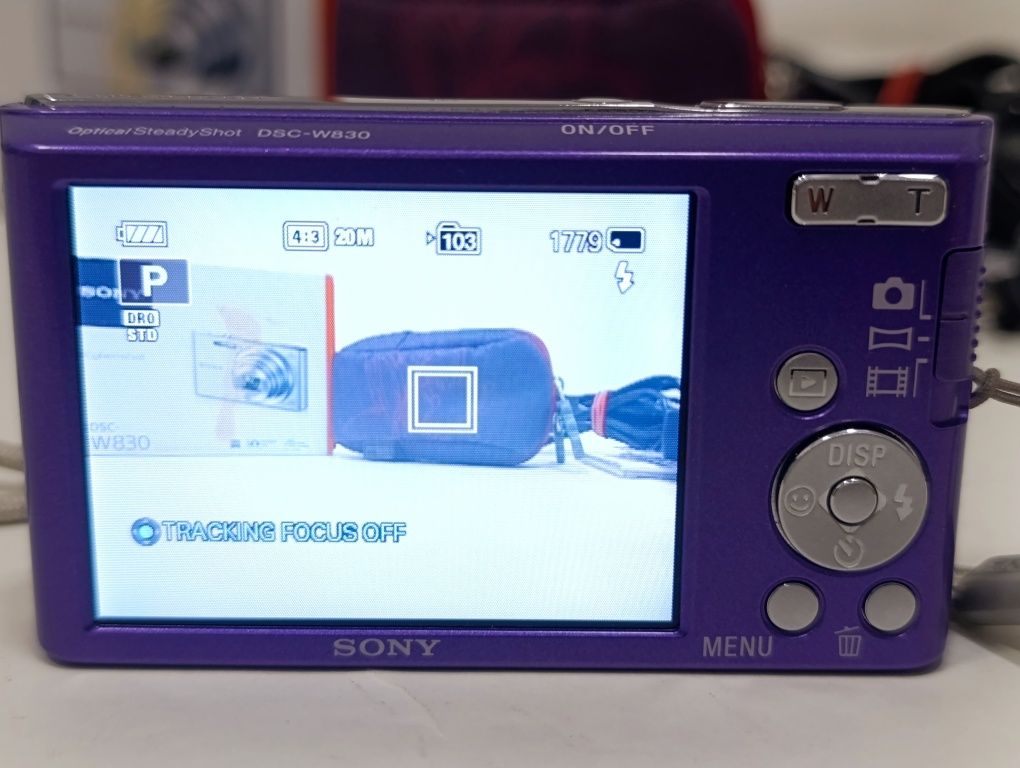 Aparat SONY Cyber-shot DSC-W830 ZEISS 20mp HD x8 vintage CCD jak NOWY