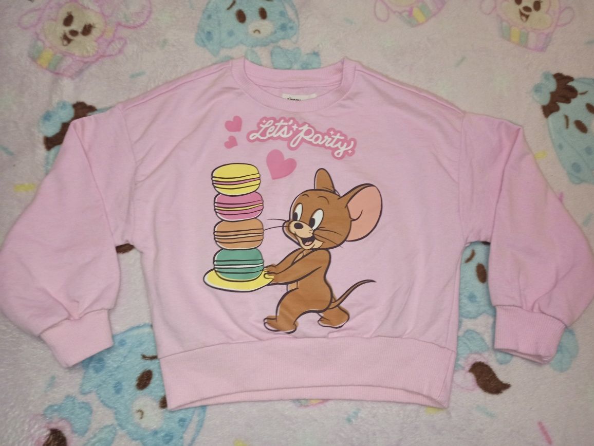 Bluza dziewczęca sinsay tom and Jerry Rozmiar 116