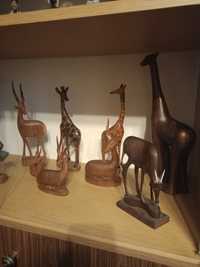 rzeźby,zwierzęta i ludzie Afryka i inne dekoracje,wyprzedaż kolekcji