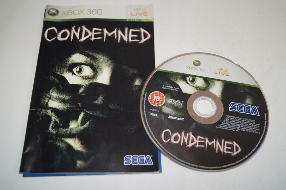 Condemned Xbox 360 Pudełkowa