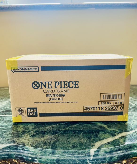 One piece TCG booster box Case OP-09 japoński (12x boxów) sealed