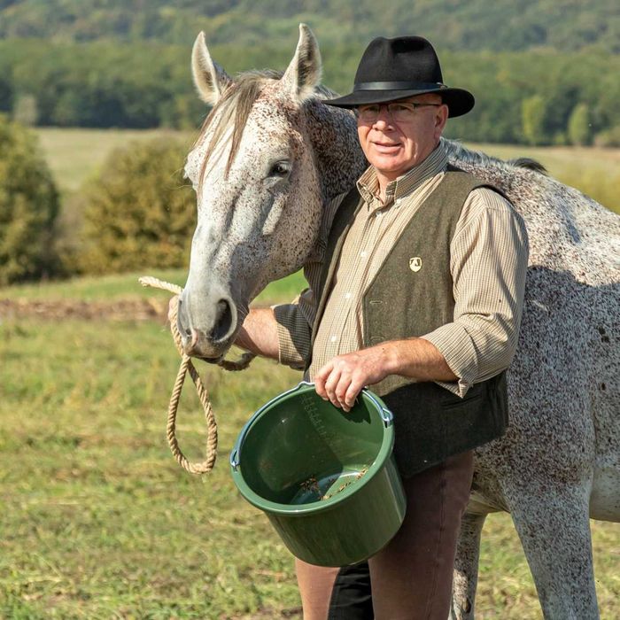 Wiadro z tworzywa sztucznego, 12 l, oliwkowe, Kerbl
