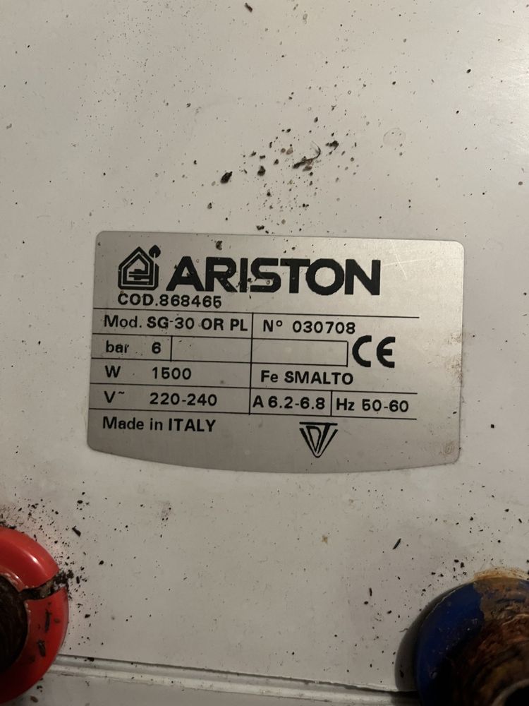 Ariston ogrzewacz wody 30l