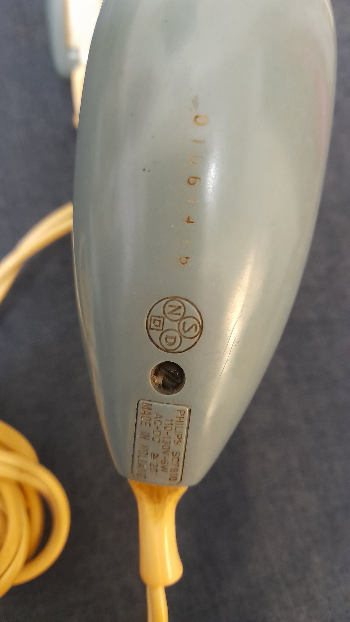Máquina de barbear Philips antiga 1940 - Bom estado