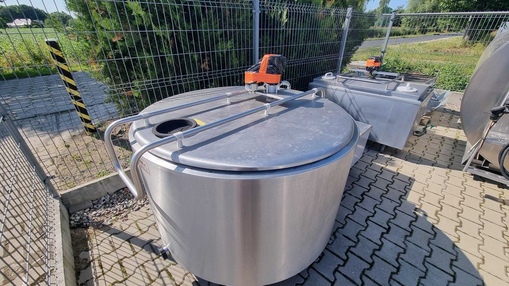 Schładzalnik zbiornik okrągły chłodnia do mleka 800 Litrów GWARANCJA