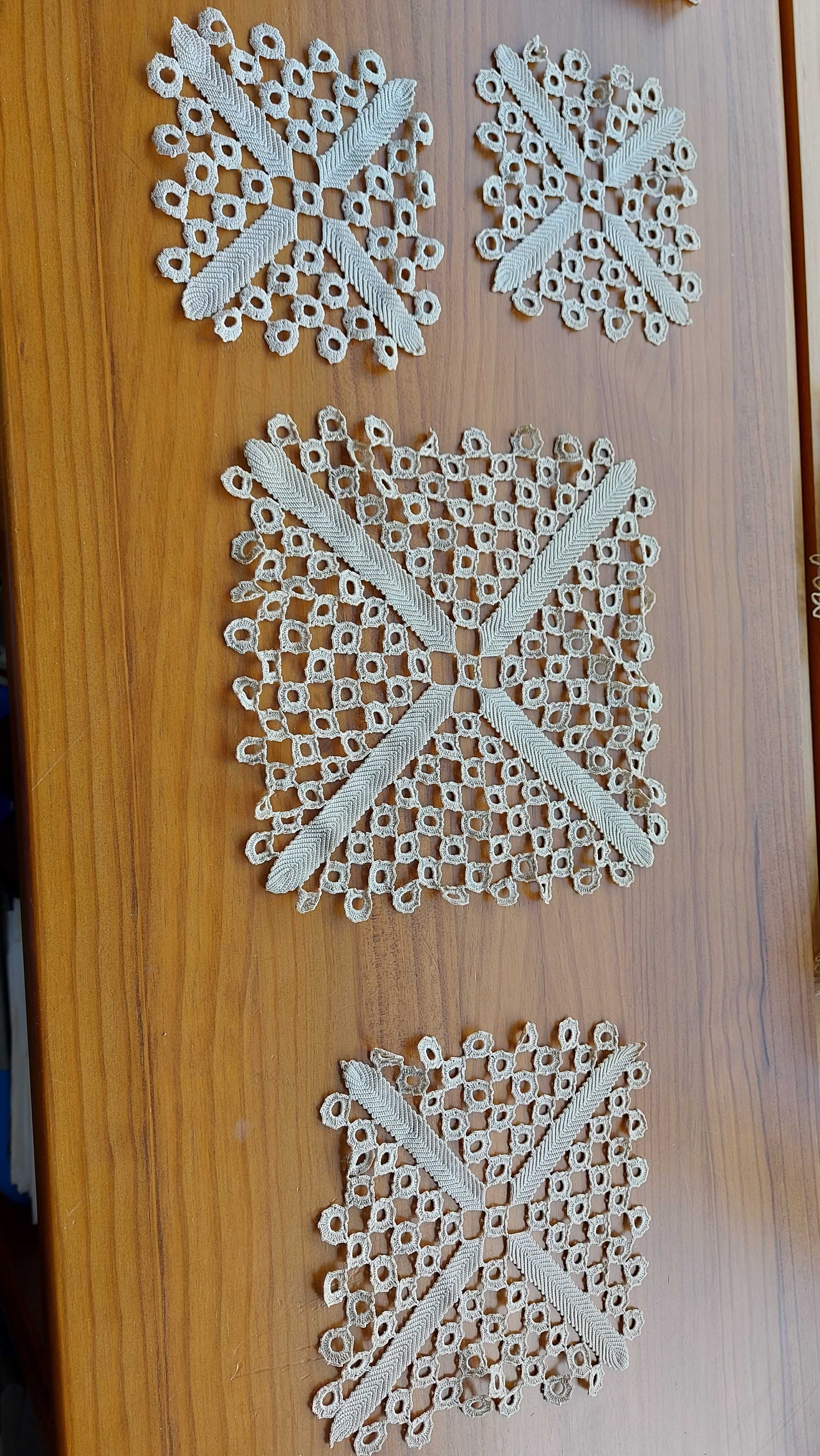 Rendas de vários tipos.