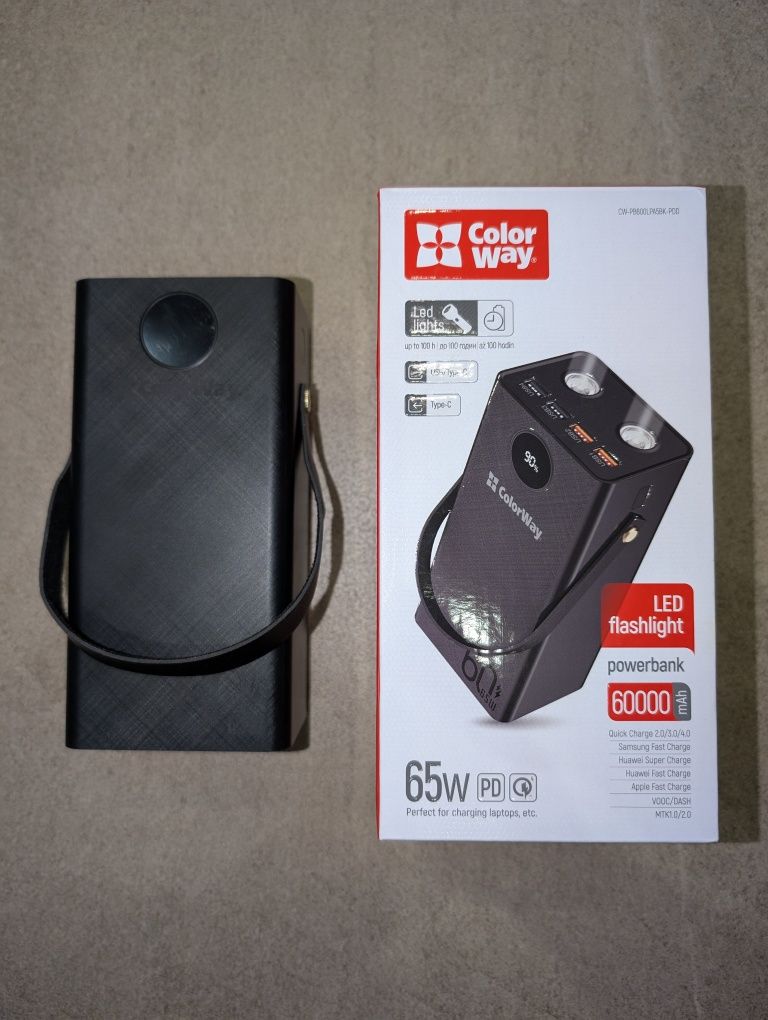 Повербанк ColorWay 60000mAh