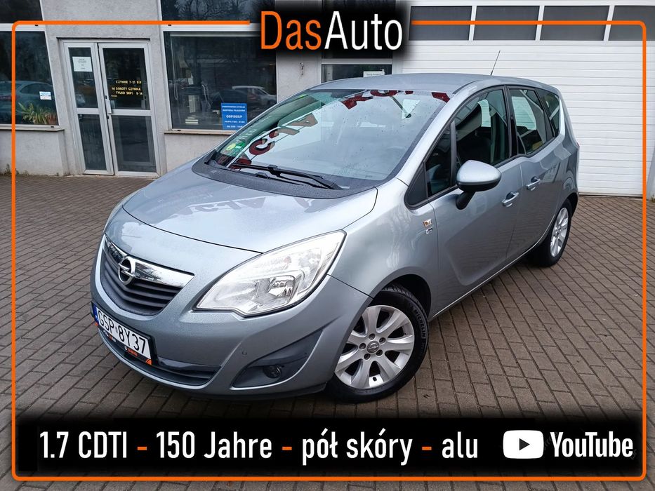 Opel Meriva 1.7 CDTI - 150 Jahre - pół skóry - alu - 2012r - sprowadzony - FILM
