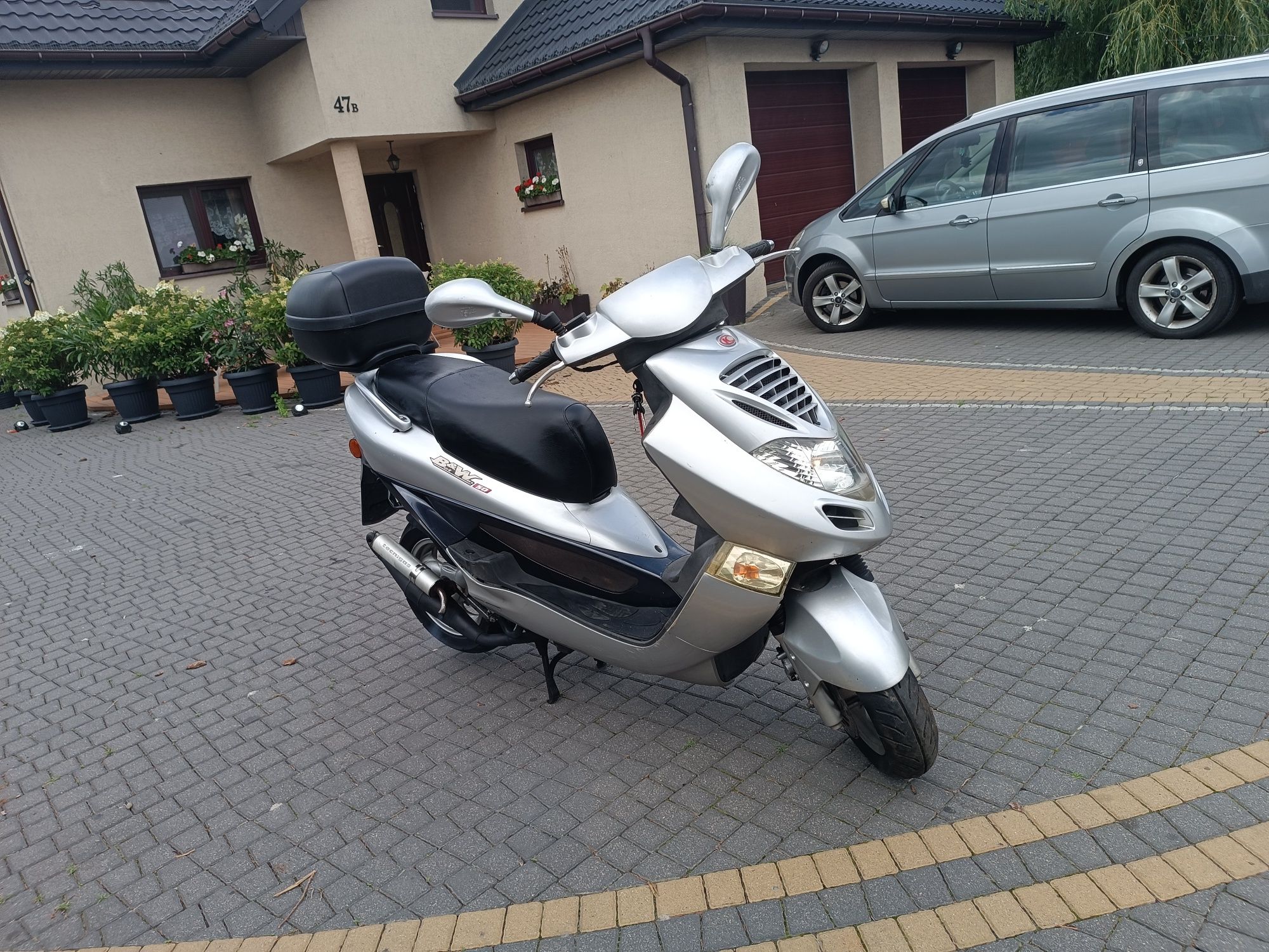 Kymco 8S 2t zamiana zamienię motocykl quad cross prl auto bus